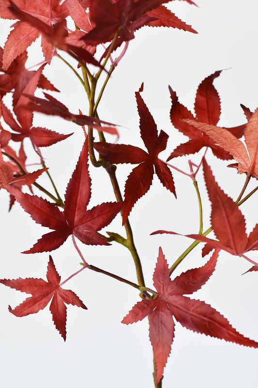 27" Faux Japanese Maple Leaf